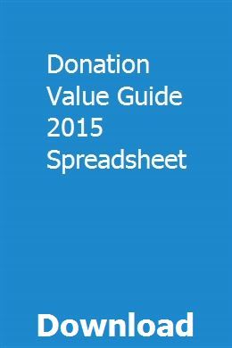 Goodwill Valuation Guide 2015